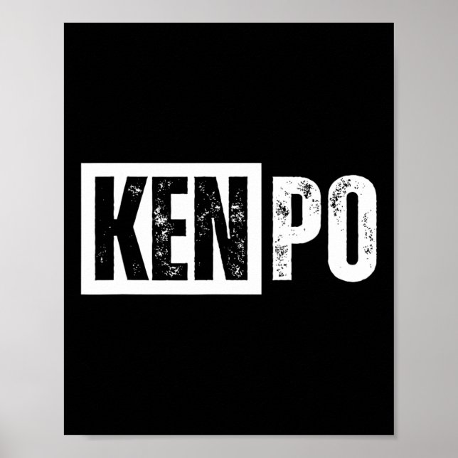 Póster Kenpo Karate con problemas (Frente)