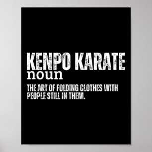 Póster Kenpo Karate Definition Funny American Kenpo 1