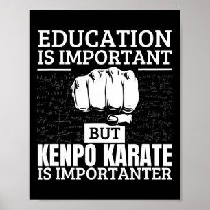 Póster Kenpo Karate Education es un estadounidense muy di