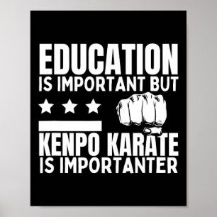 Póster Kenpo Karate Education es un estadounidense muy di