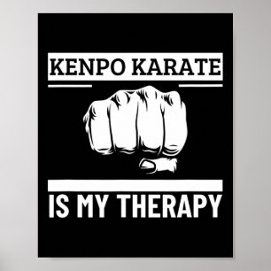 Póster Kenpo Karate es mi divertido Kenpo americano