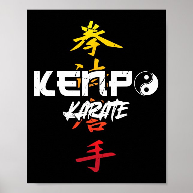 Póster Kenpo Karate Karate (Frente)