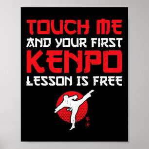 Póster Kenpo Karate - Karateka - Norteamericano libre de