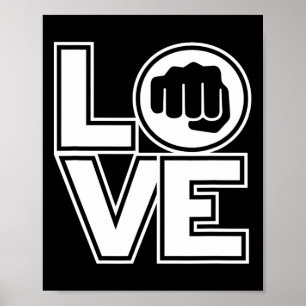 Póster Kenpo Karate Love Funny Proud American Kenpo