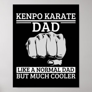 Póster Kenpo Karate Papá Cita al Funny Americano Kenpo