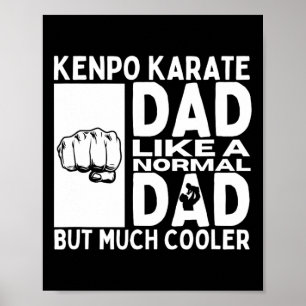 Póster Kenpo Karate Papá Cita al Funny Americano Kenpo