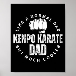 Póster Kenpo Karate Papá Cita al Funny Americano Kenpo