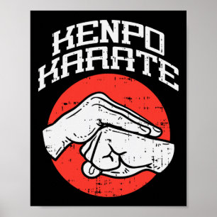 Póster Kenpo Karate Saludo A Los Hombres De Las Artes Mar