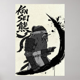 Póster Kensei Bear Scroll II