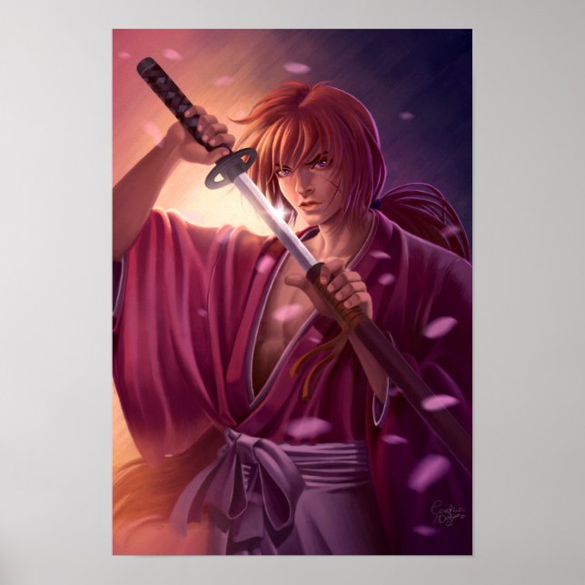 Póster Kenshin Himura (Frente)