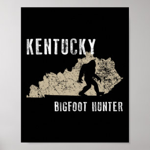 Póster Kentucky Bigfoot Hunter