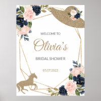 Kentucky Derby Bridal Shower signo de bienvenida