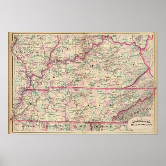 Póster Kentucky, Tennessee 2 (Frente)