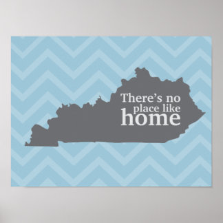 Póster Kentucky There's No Place Like Home