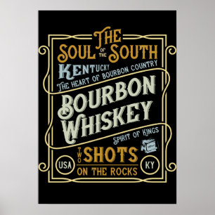 Póster Kentucky Whiskey