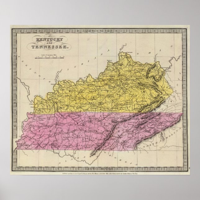 Póster Kentucky Y Tennessee (Frente)
