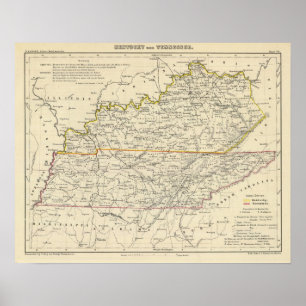 Póster Kentucky y Tennessee
