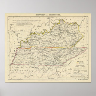 Póster Kentucky y Tennessee