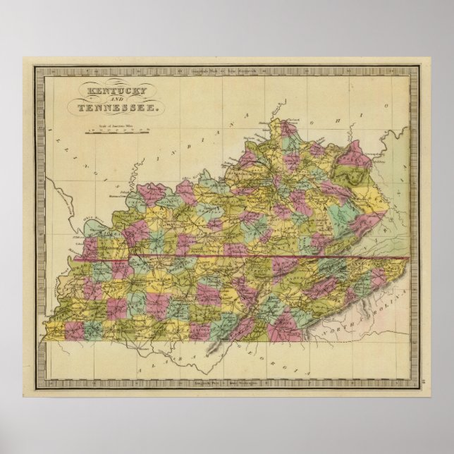 Póster Kentucky Y Tennessee (Frente)