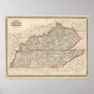 Póster Kentucky y Tennessee