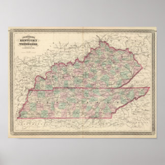 Póster Kentucky y Tennessee