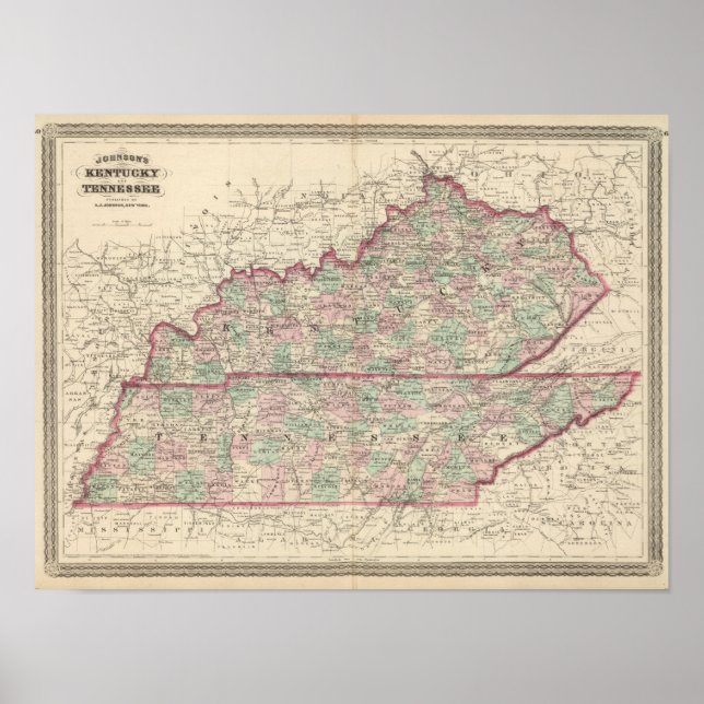 Póster Kentucky y Tennessee (Frente)