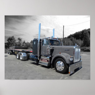 Póster Kenworth de Lang un modelo