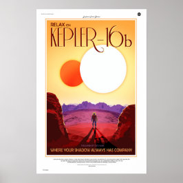 Póster Kepler-16b