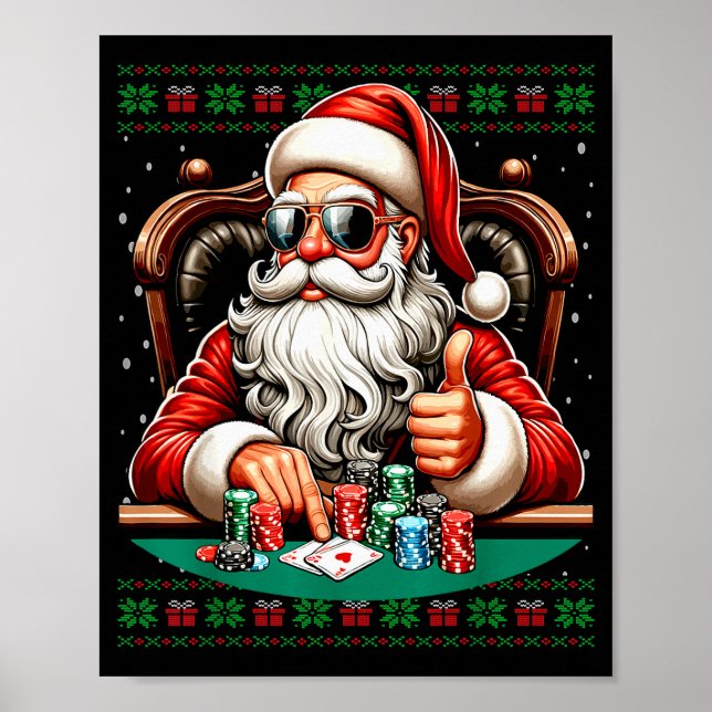Póster Ker Santa Ker Player Ugly Christmas Sweater  (Frente)