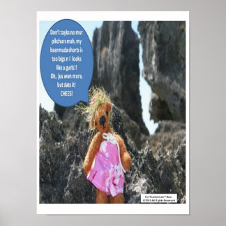 Póster Ker'Dunkedunk Poster de Vacaciones para Osos
