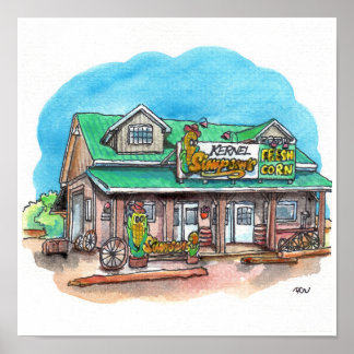 Póster Kernel Simpson's Sweet Corn