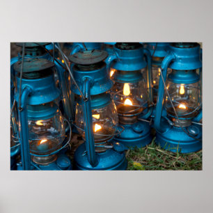 Póster Kerosene Lamps   Ol Pejeta Bush Camp