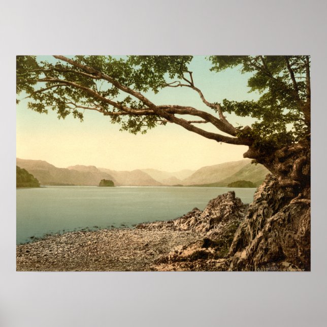 Póster Keswick I, Derwentwater, Lake District, Inglaterra (Frente)