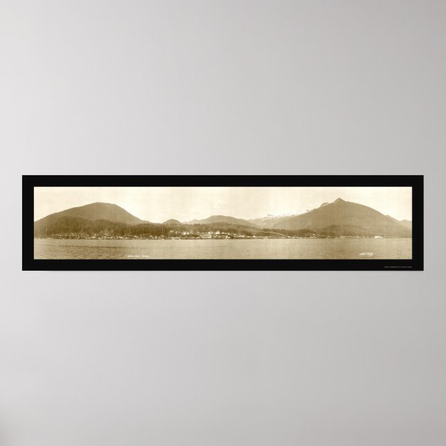 Póster Ketchikan, Alaska Foto 1912 (Frente)