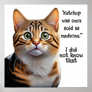 Póster Ketchup vendido como medicina