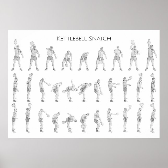 Póster Kettlebell Snatch (Frente)
