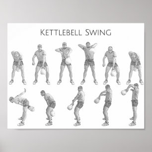 Póster Kettlebell Swing