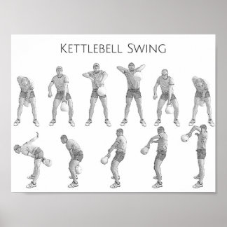 Póster Kettlebell Swing