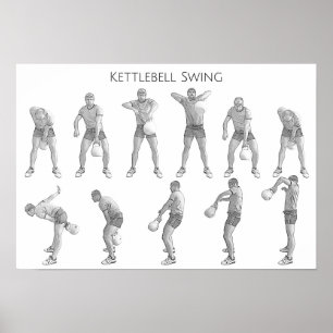 Póster Kettlebell Swing
