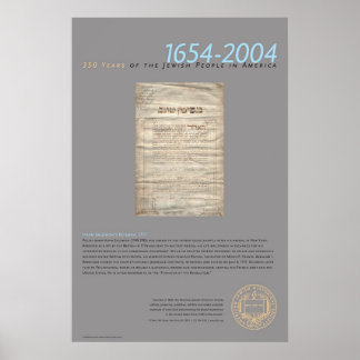 Póster Ketubah de Haym Salomon, 1777