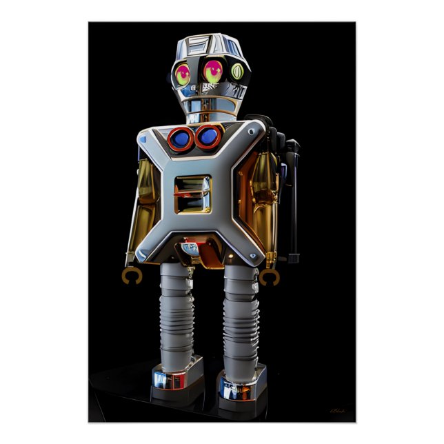Póster Ketum, Robot de Secretos Solo Soñados (Anverso)