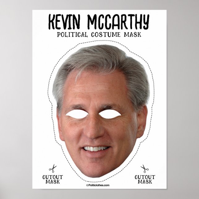 Póster Kevin McCarthy Costume Mask (Frente)