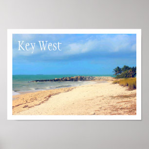 Póster Key West Beach, Fort Zachary Taylor State Park