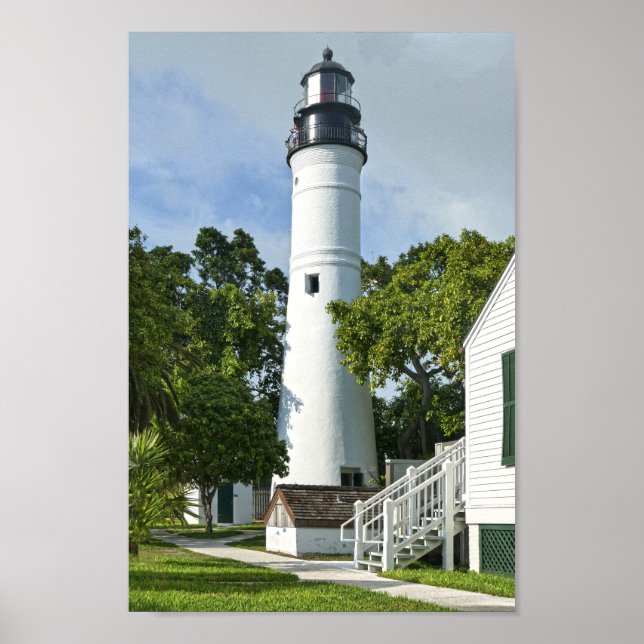 Póster Key West, Florida, Lighthouse (Frente)
