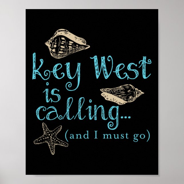 Póster Key West Is Calling  (Frente)