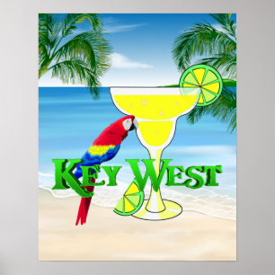 Póster Key West Margarita