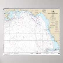 Key West to the Mississippi River Nautical Chart