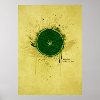 Póster KEYCHEE una lima en seda