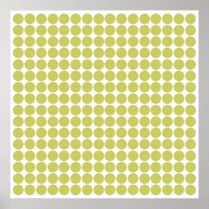 Póster Khaki Safari Dot
