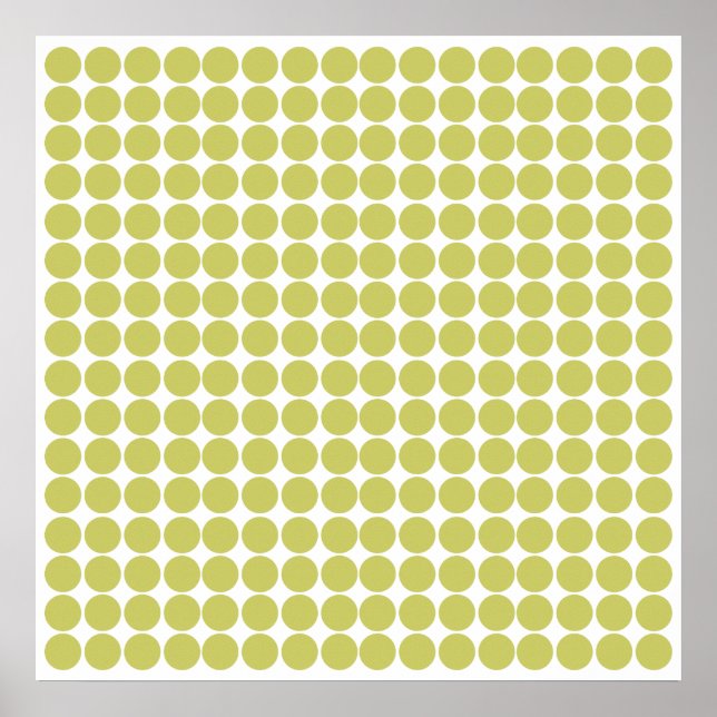 Póster Khaki Safari Dot (Frente)
